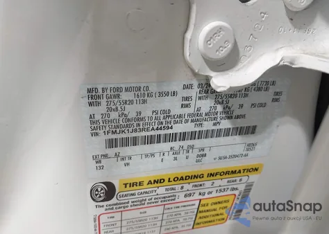 2024 Ford Expedition Xlt Max from USA, damaged, VIN 1FMJK1J83REA44594